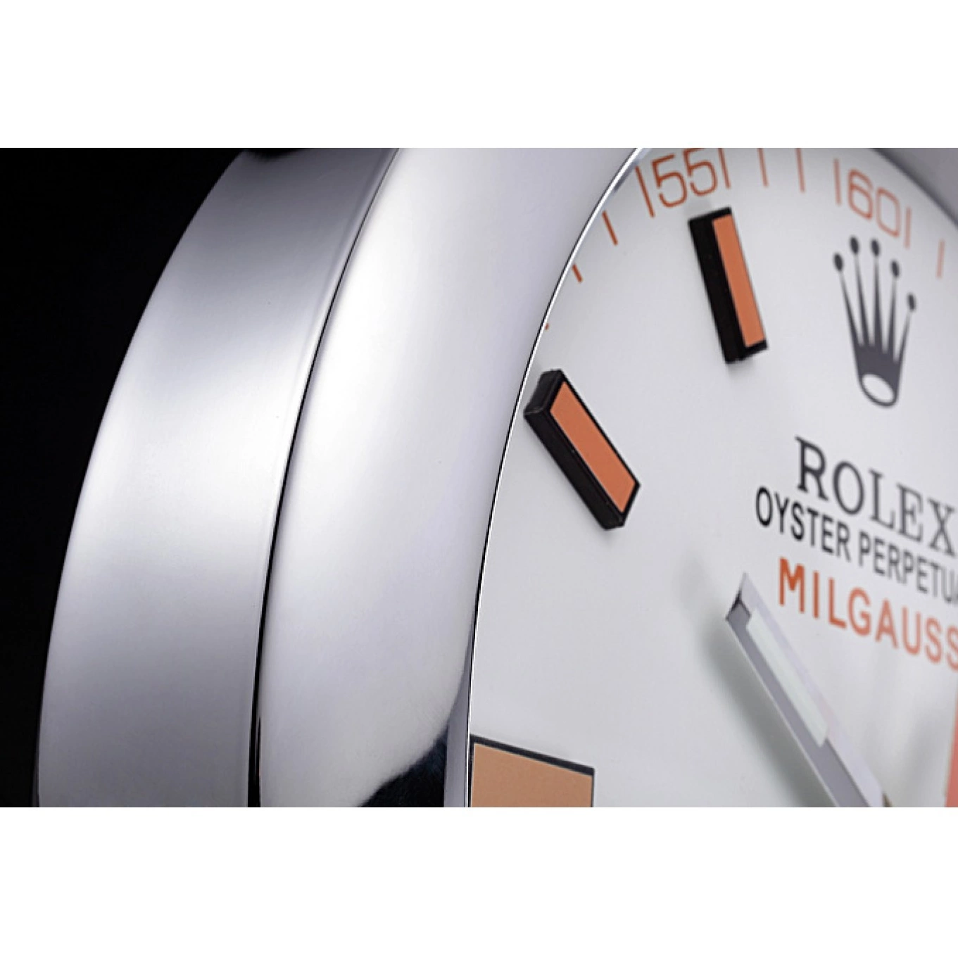 Aaa replica watch Wall Clock Milgauss Silver Rolex 621910 0512